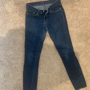 Women’s straight leg Kate Spade dark wash jeans